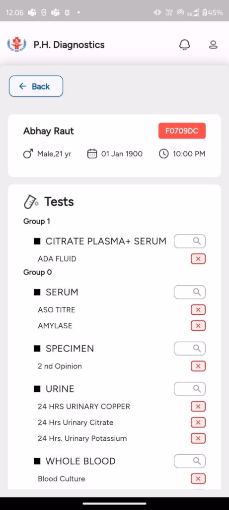 PH Diagnostics - Technician APP For Home Visit - image 4