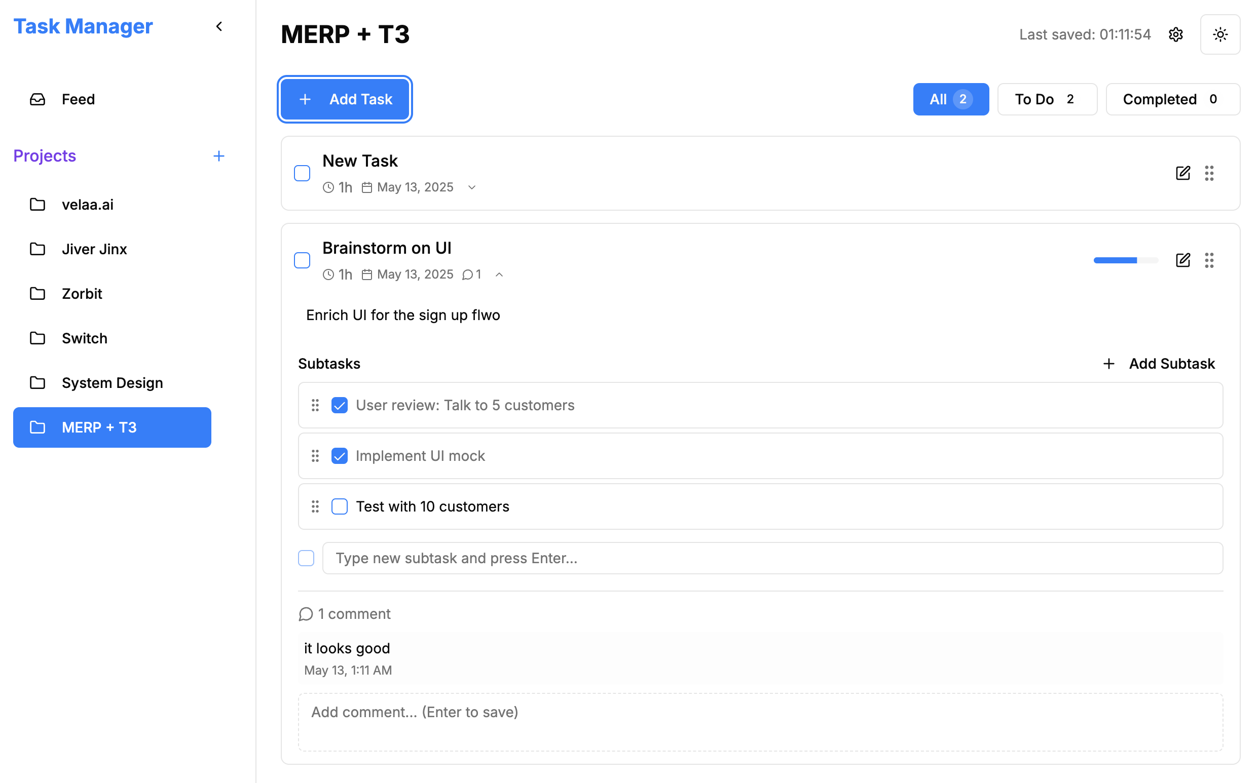 Task Feed - Minimal Task Manager - main image